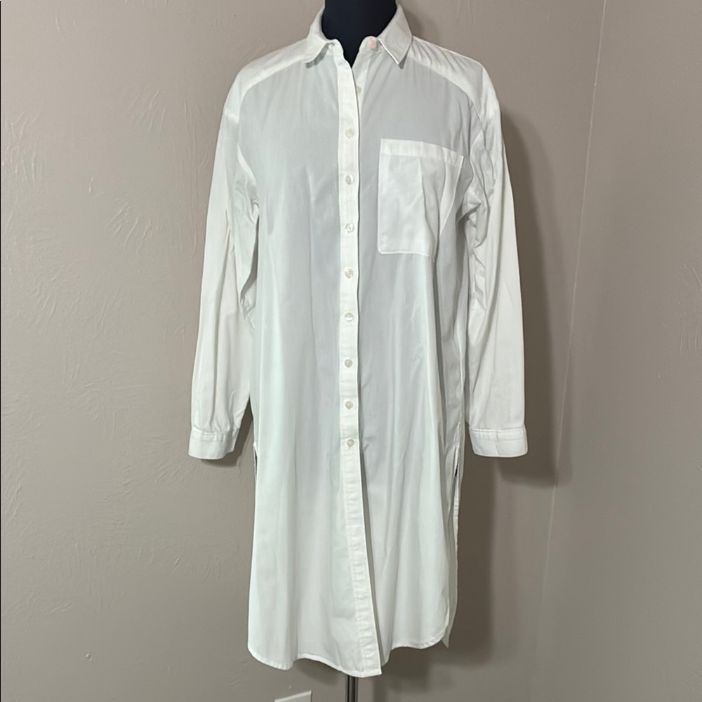 🎉HP🎉Anthropologie white cotton t-shirt dress